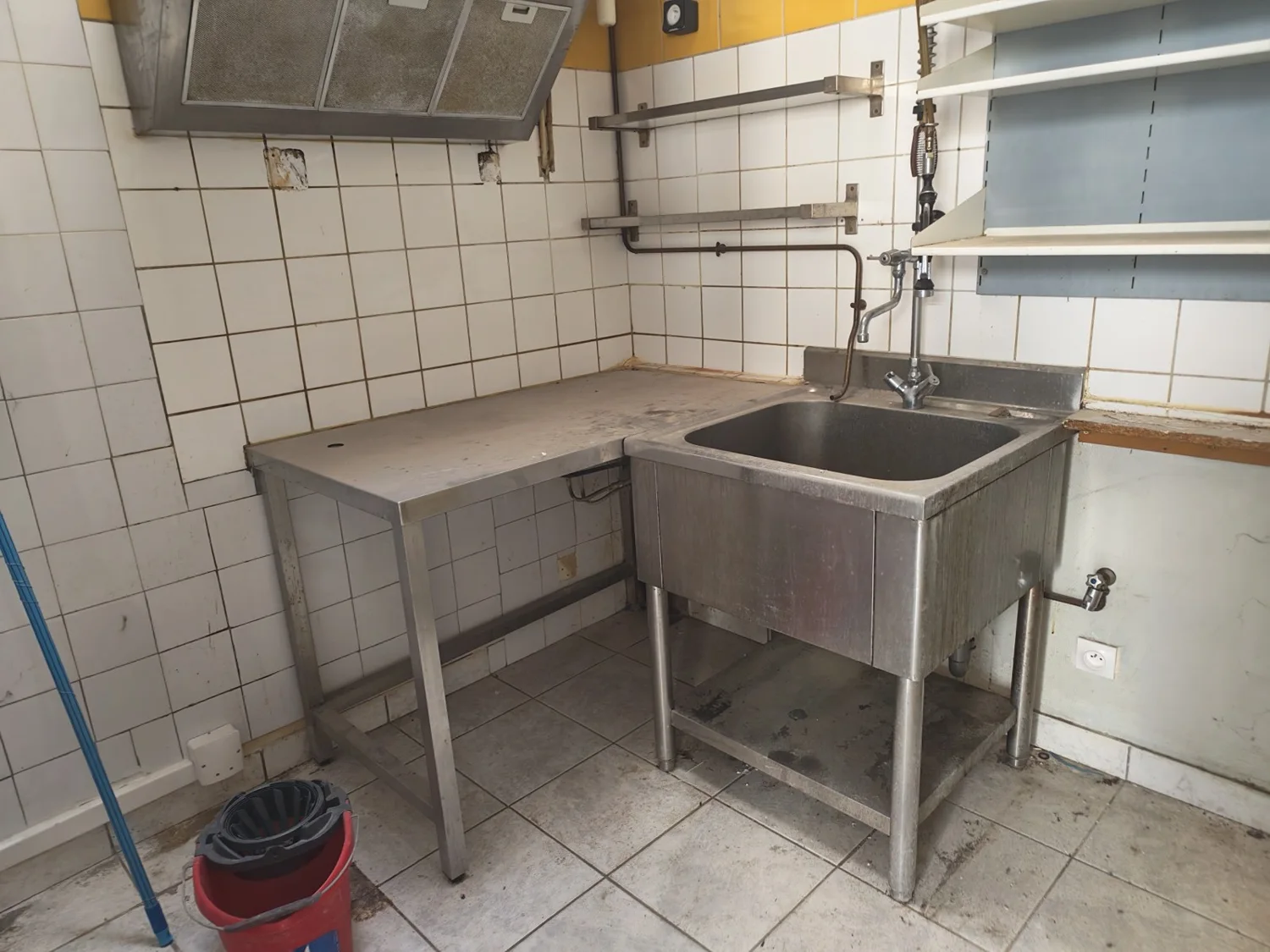 L’espace cuisine — photo originale